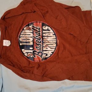 St Louis Cardinals Womens long sleeve top. 5TH&OCEAN Medium
